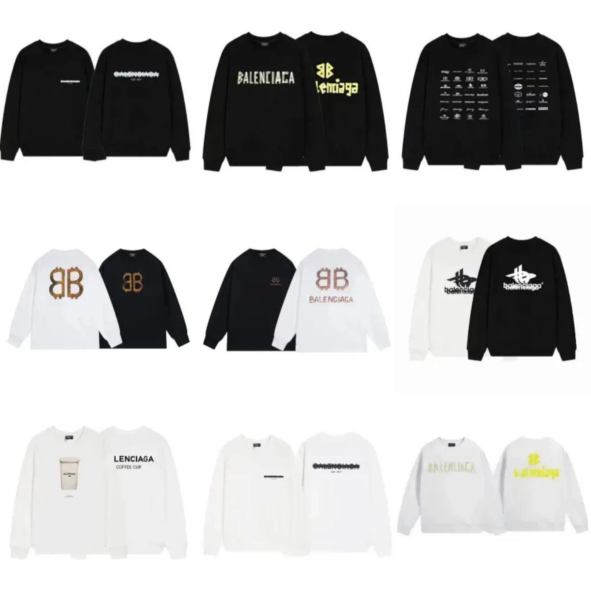 Balenciaga BB Logo Sweater [Multiple Styles]
