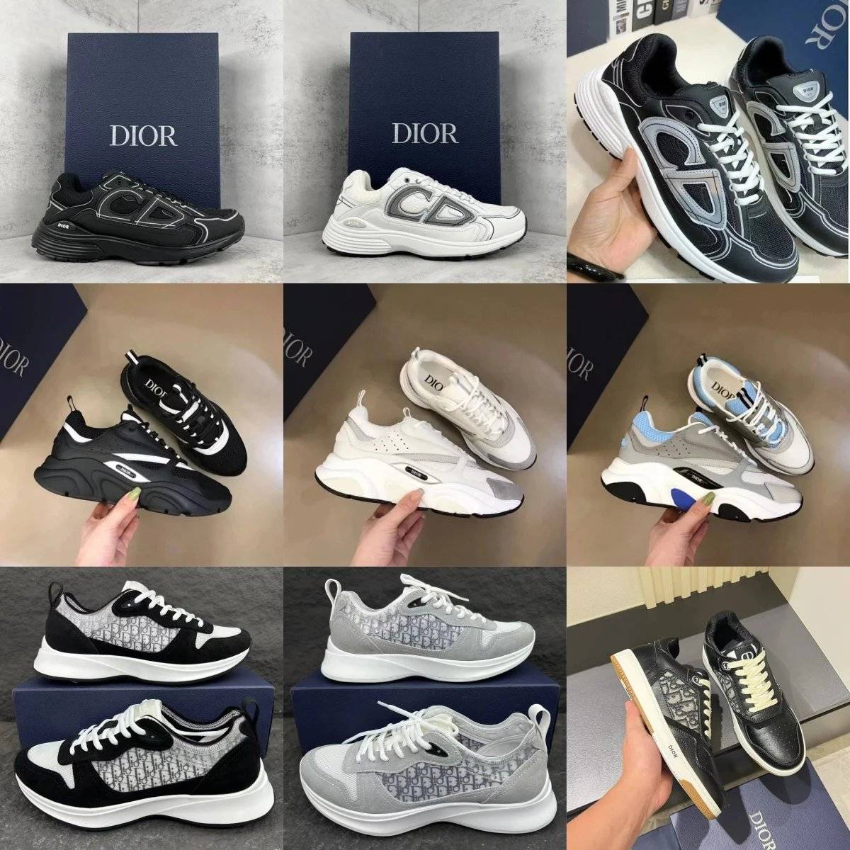 Dior B22 & B30 B23 B25 Mesh Sneakers