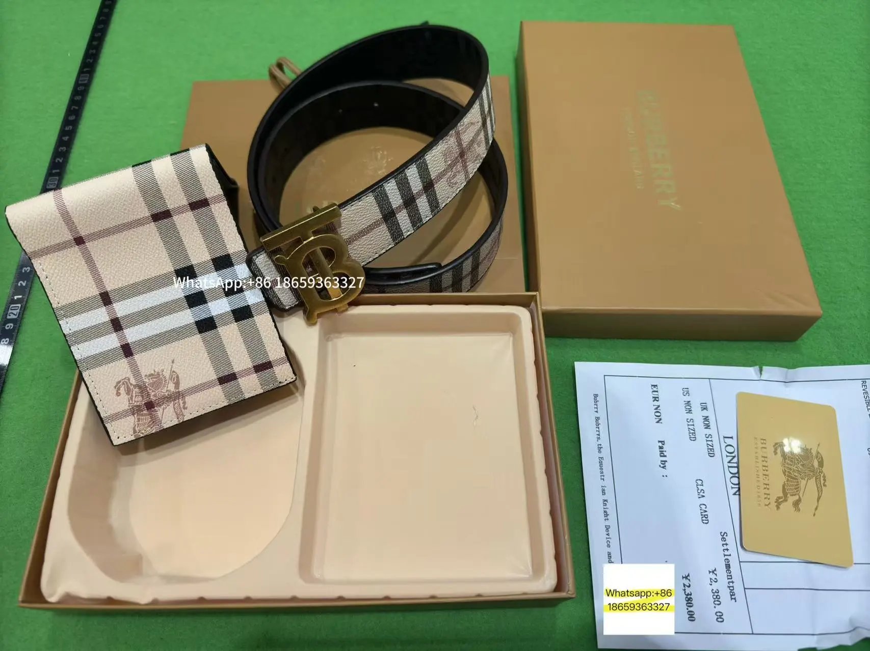 LV belt wallet/Hermes belt/Gucci belt wallet gift box - Thumbnail 2