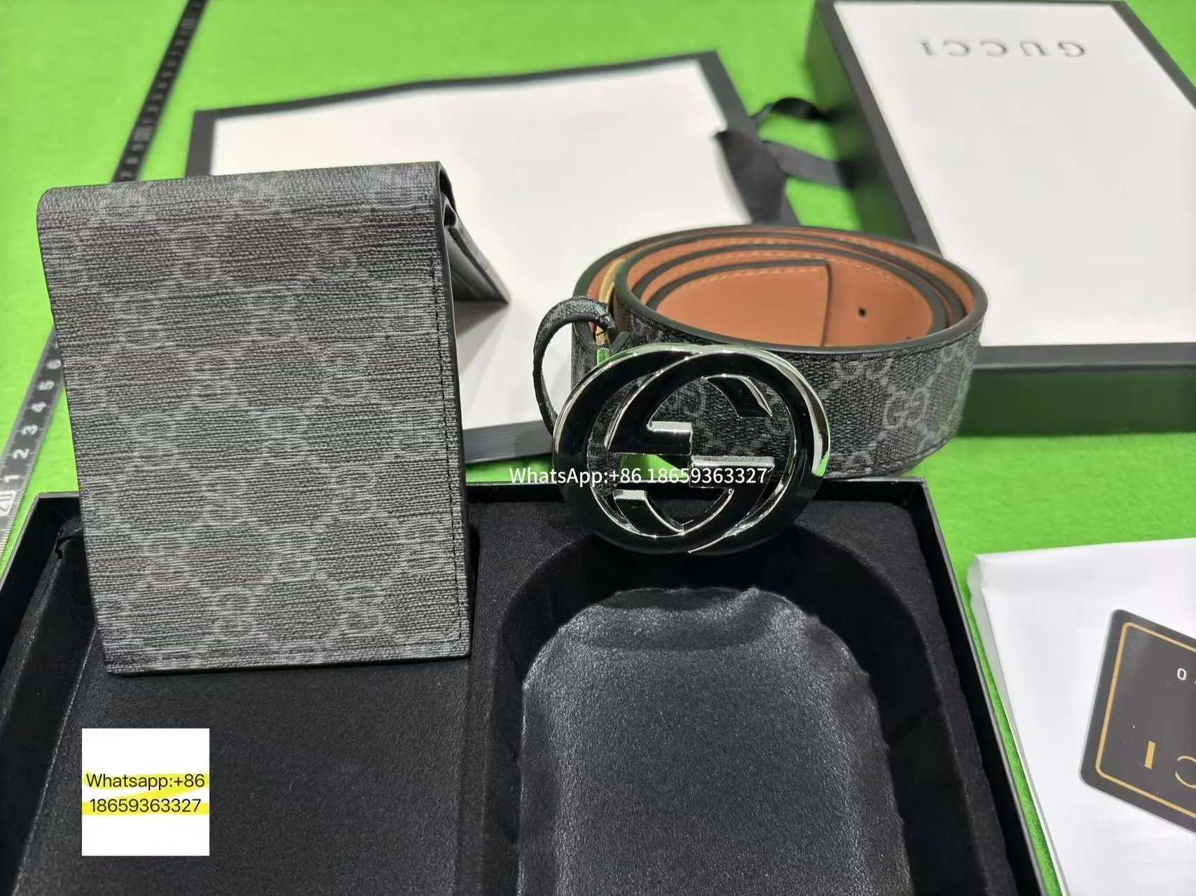 LV belt wallet/Hermes belt/Gucci belt wallet gift box - Thumbnail 3