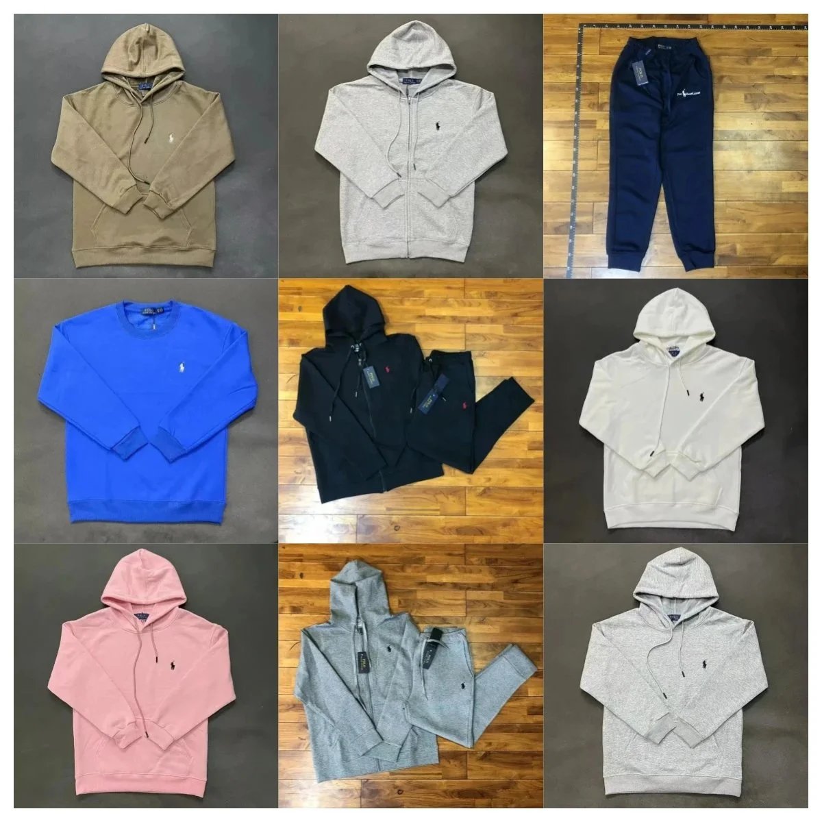 Ralph Lauren Polo Zip-Up Hoodie [High Version] - Multiple Colors & Sets Available