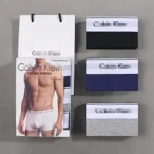 Calvin Klein Cotton Stretch Low Rise Trunks 3-Pack - Thumbnail 3