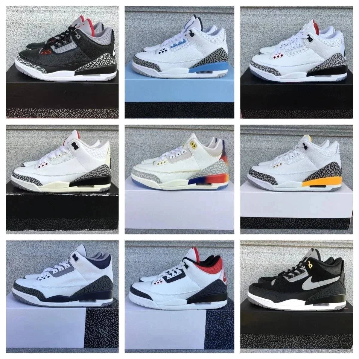 Air Jordan 3 Sneakers [9+ colorways]