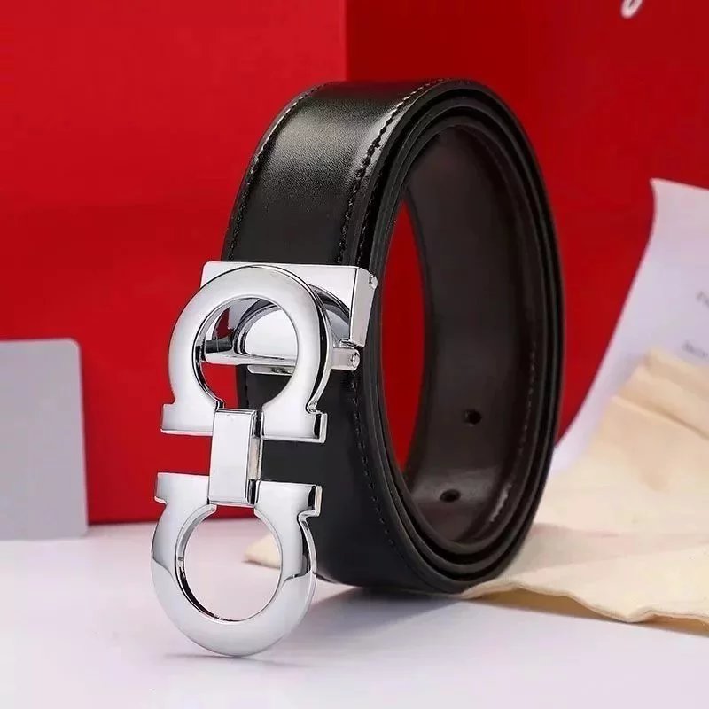 Ferragamo Gancini Buckle Belt / LV Louis Vuitton Belt / AMIRI Belt - Thumbnail 3