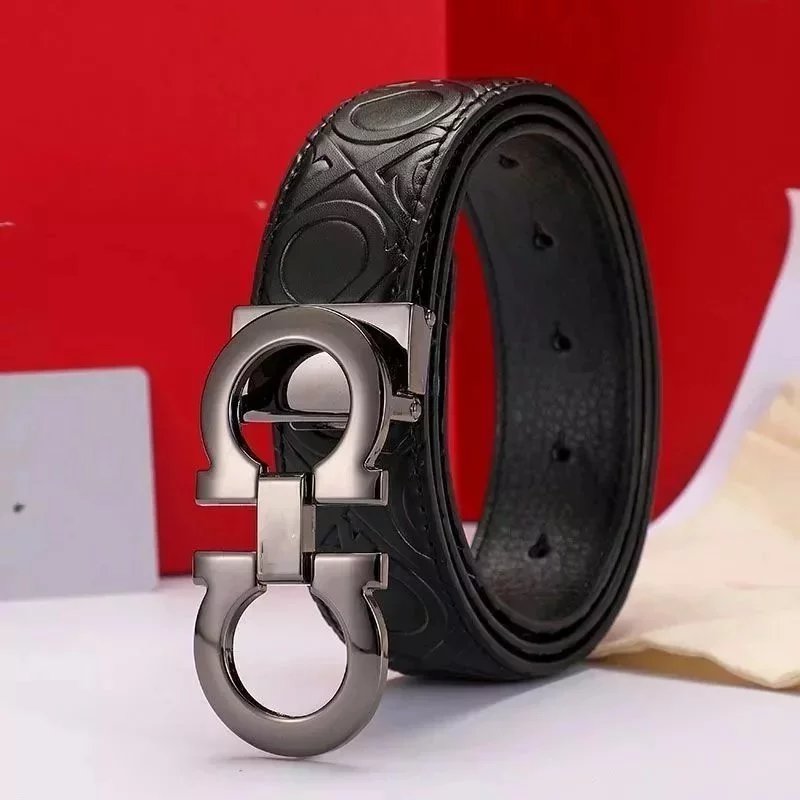 Ferragamo Gancini Buckle Belt / LV Louis Vuitton Belt / AMIRI Belt - Thumbnail 5