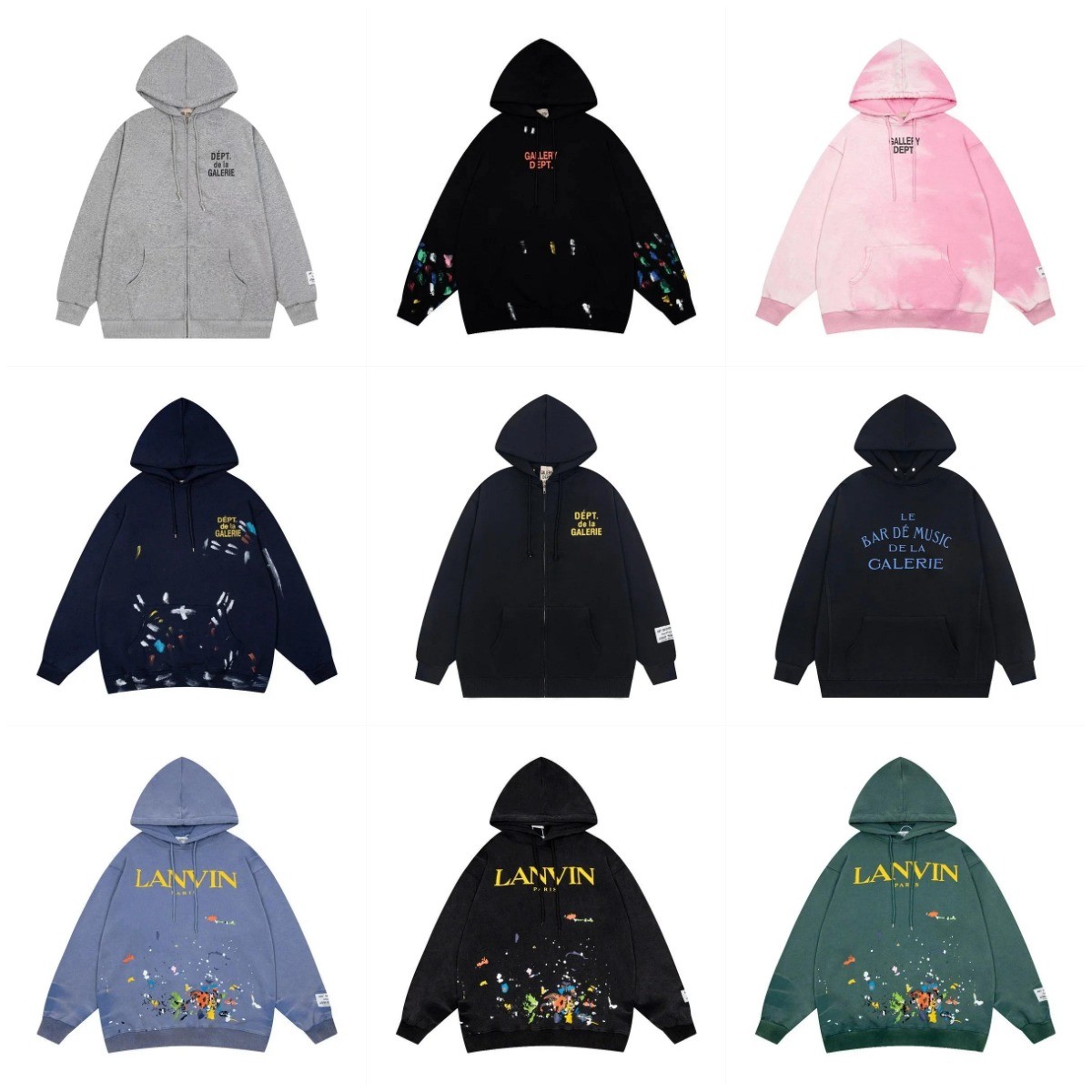 LANVIN & Gallery Dept Hoodie [40 styles]
