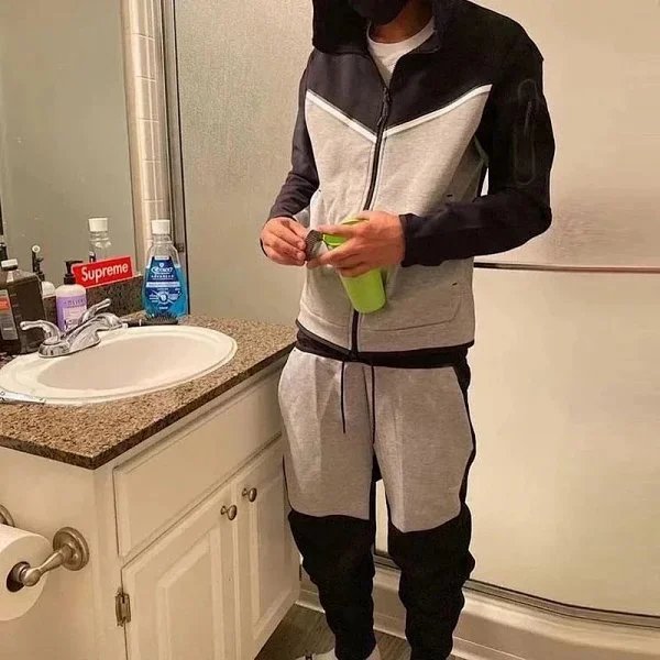 Nike Tech Fleece Hoodie & Pants Set - Thumbnail 2