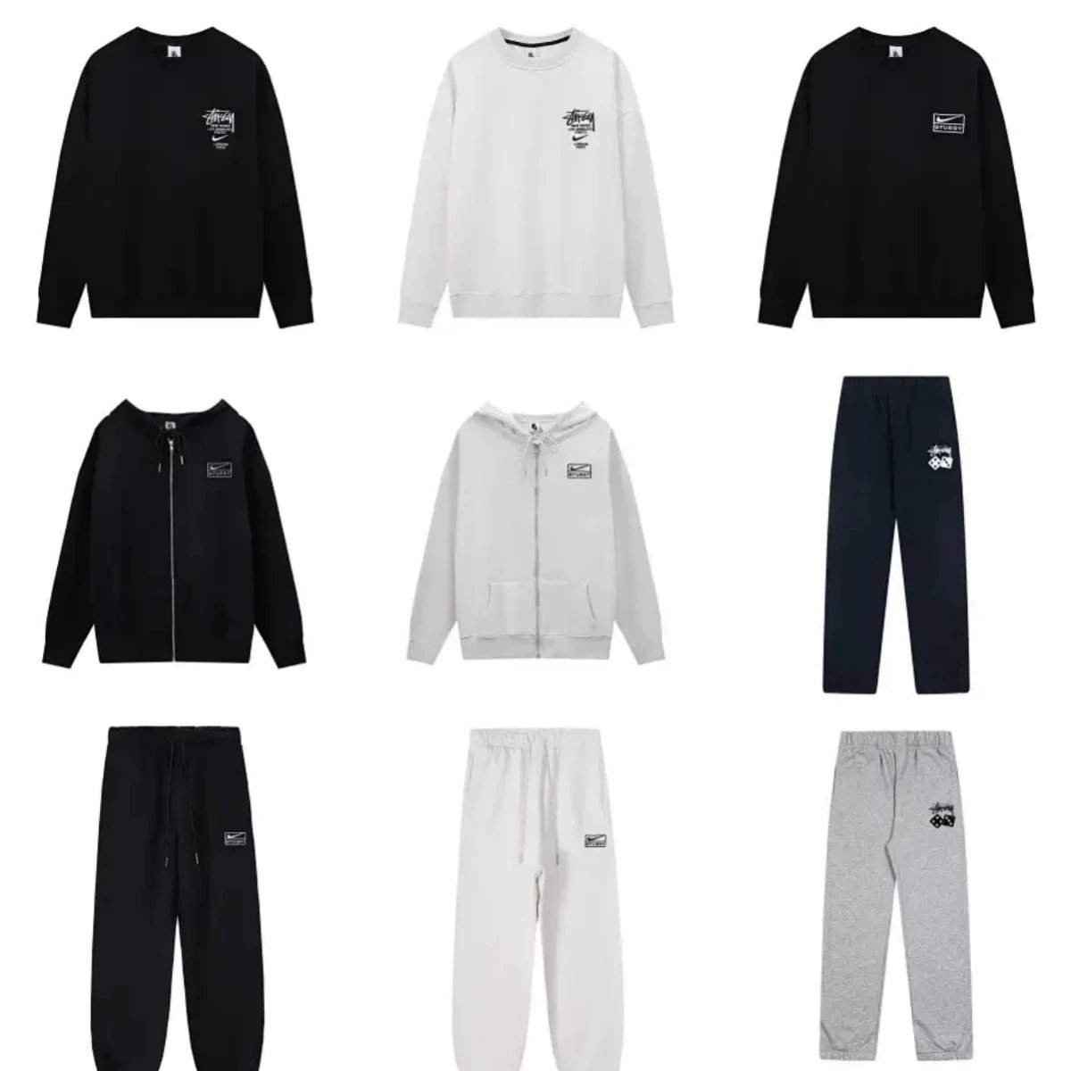 Nike Stussy Collection Hoodies & Sweatpants Tracksuit Set