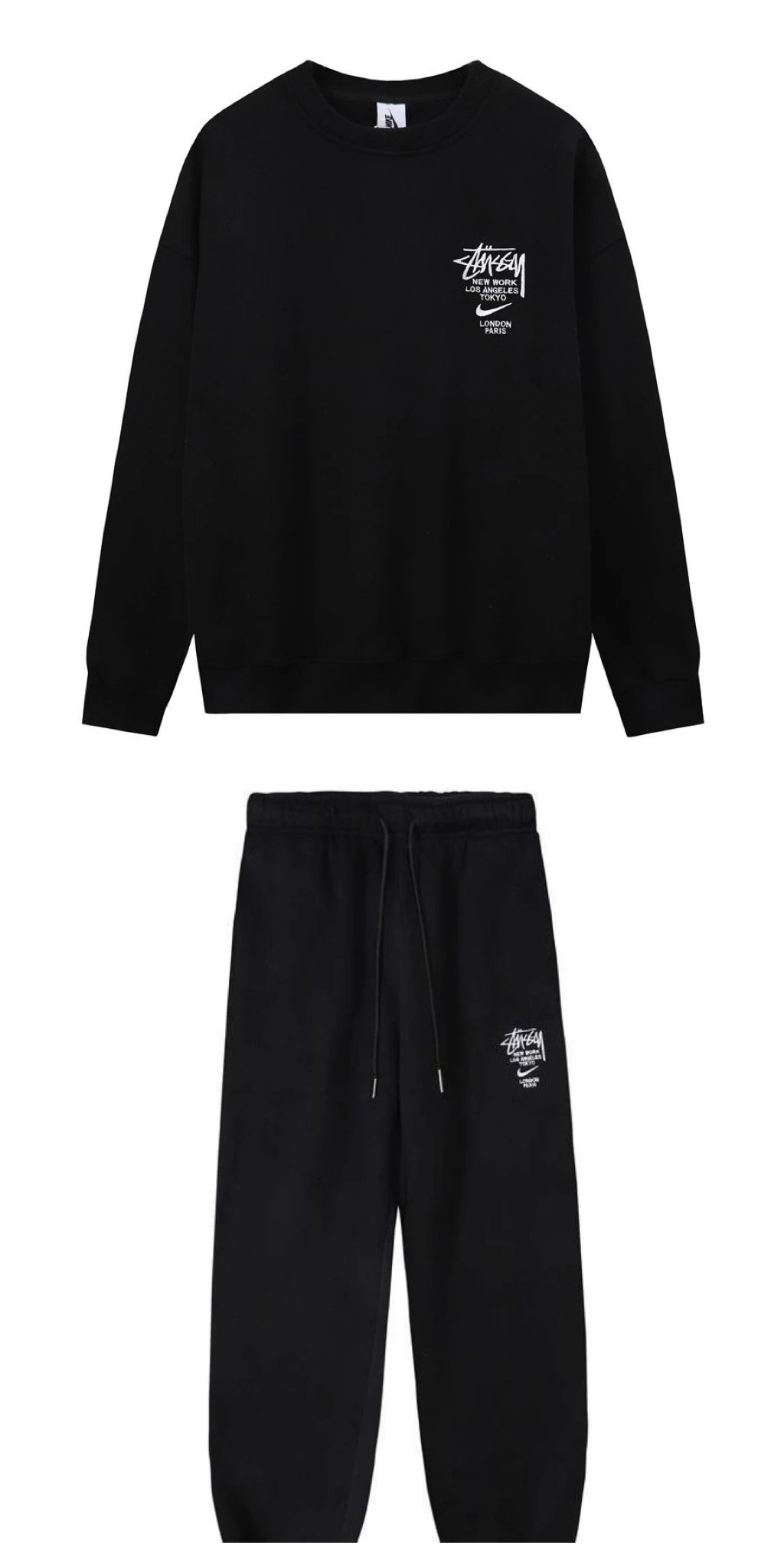 Nike Stussy Collection Hoodies & Sweatpants Tracksuit Set - Thumbnail 4