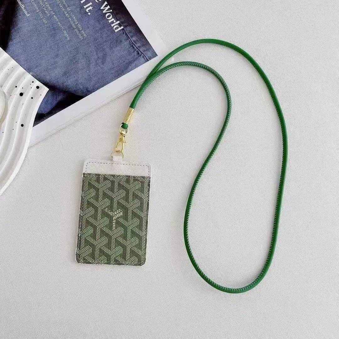 Prada Saffiano & Goyard Saint Louis Card Holder Lanyards - Thumbnail 3