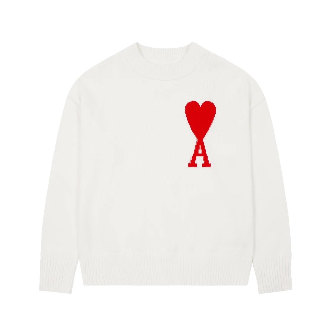 AMI Paris Heart Logo Sweater [40+ Styles] - Thumbnail 10
