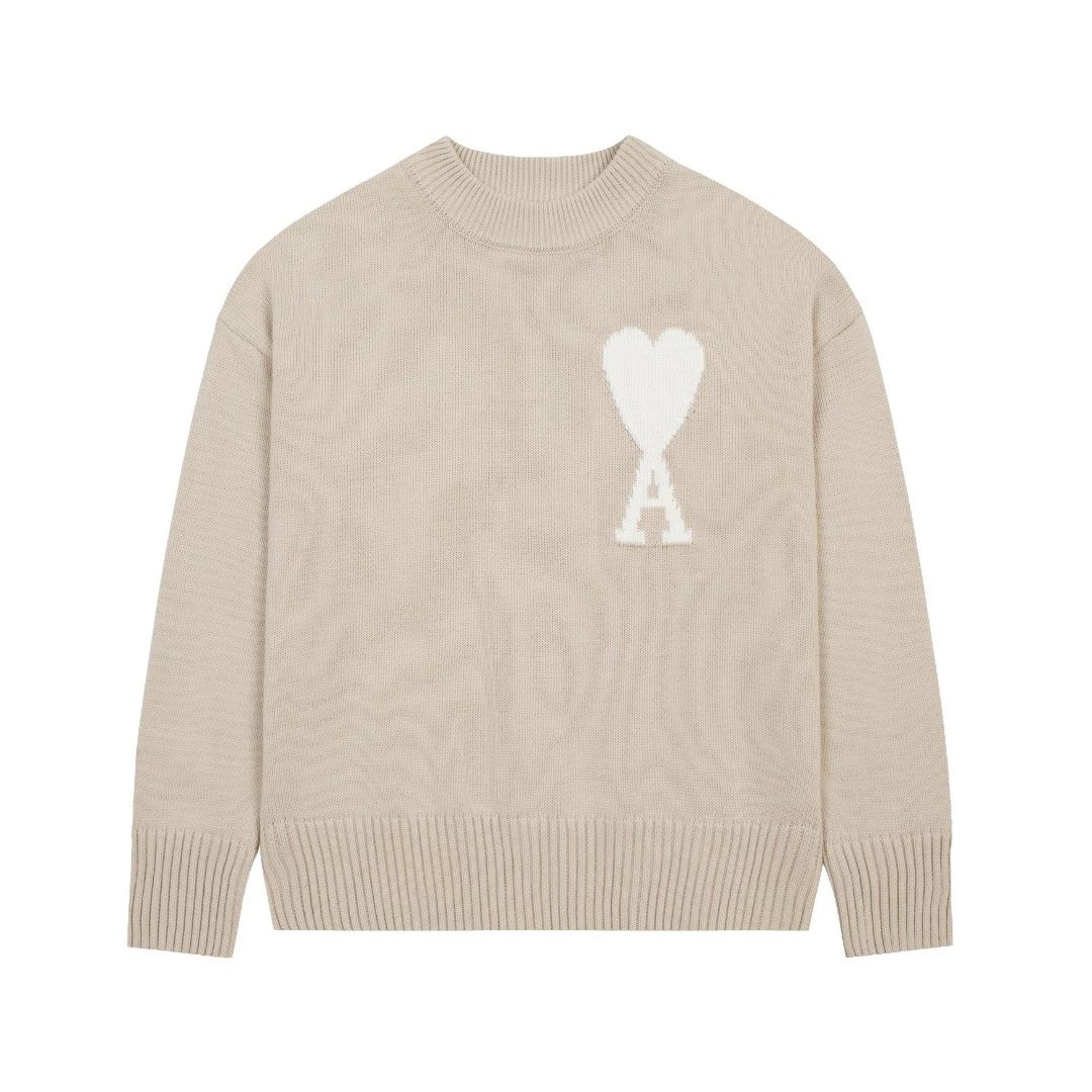 AMI Paris Heart Logo Sweater [40+ Styles] - Thumbnail 11