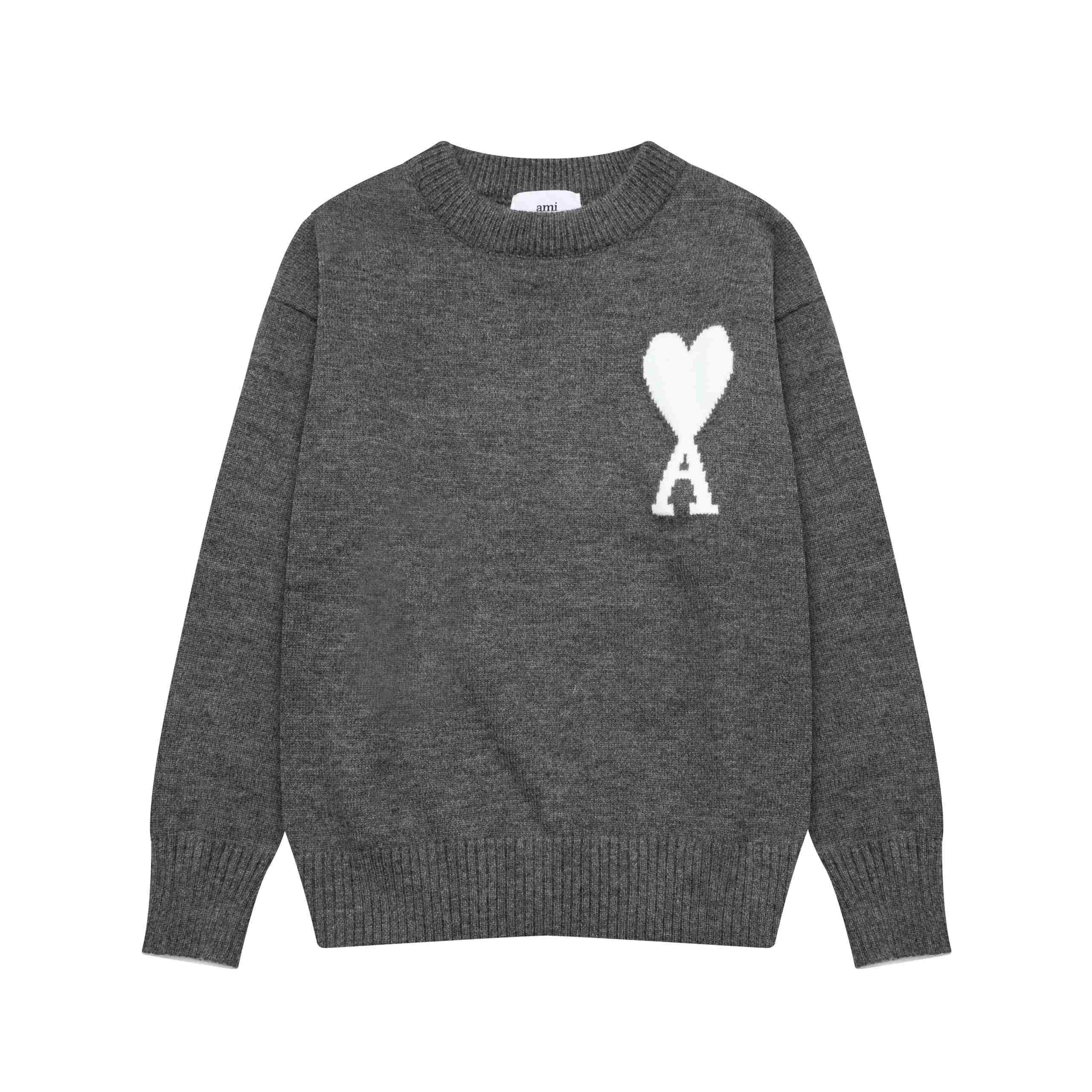 AMI Paris Heart Logo Sweater [40+ Styles] - Thumbnail 12