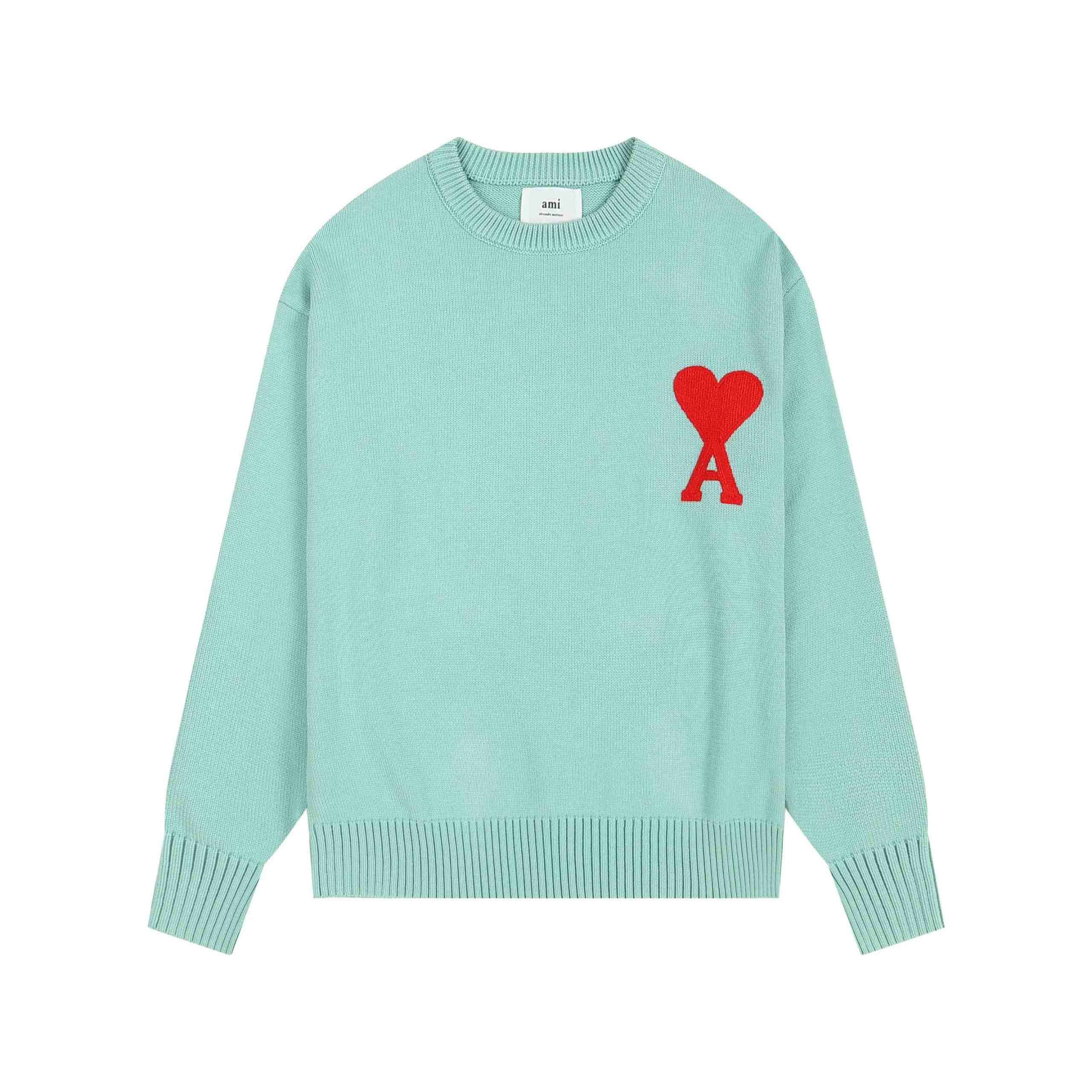 AMI Paris Heart Logo Sweater [40+ Styles] - Thumbnail 15