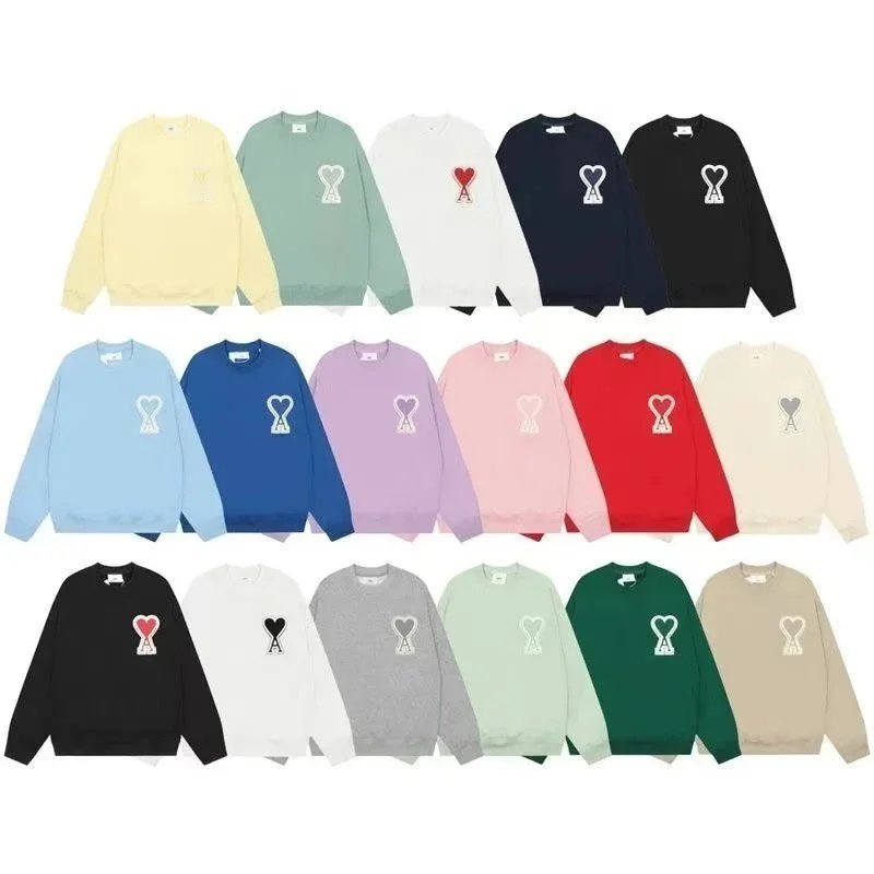 AMI Paris Heart Logo Sweatshirt [Multiple Colors]