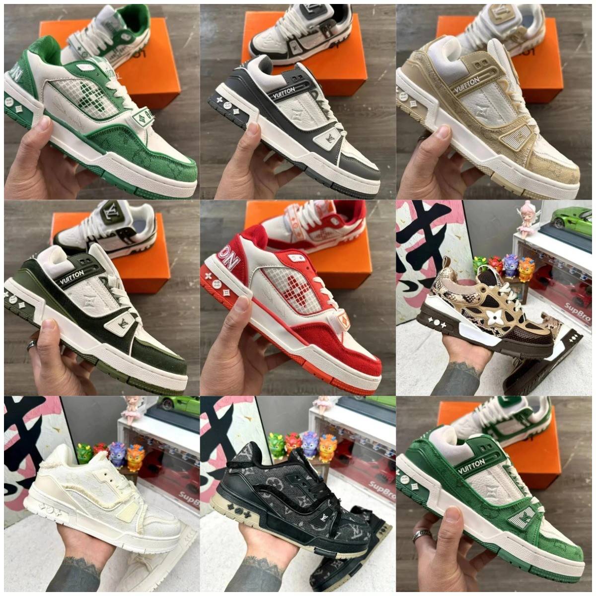LV Louis Vuitton TRAINER SHOES (40 + styles )