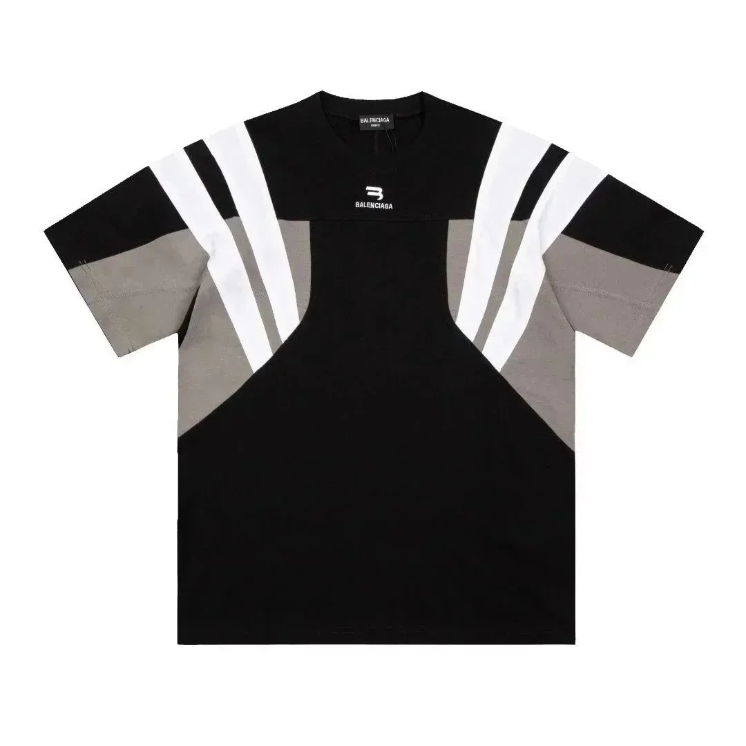 Black gray white stripe 002