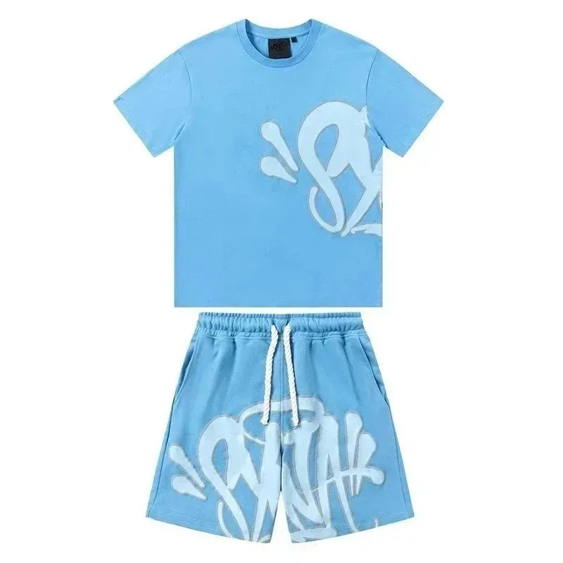 Blue Short Sleeve Set * Top Quality