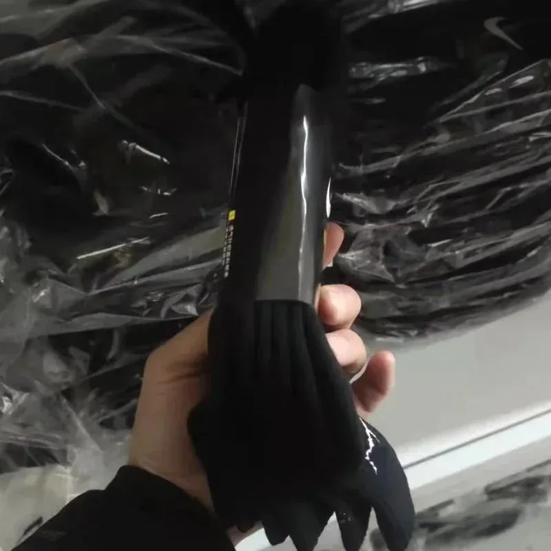 毛巾底中筒黑色;