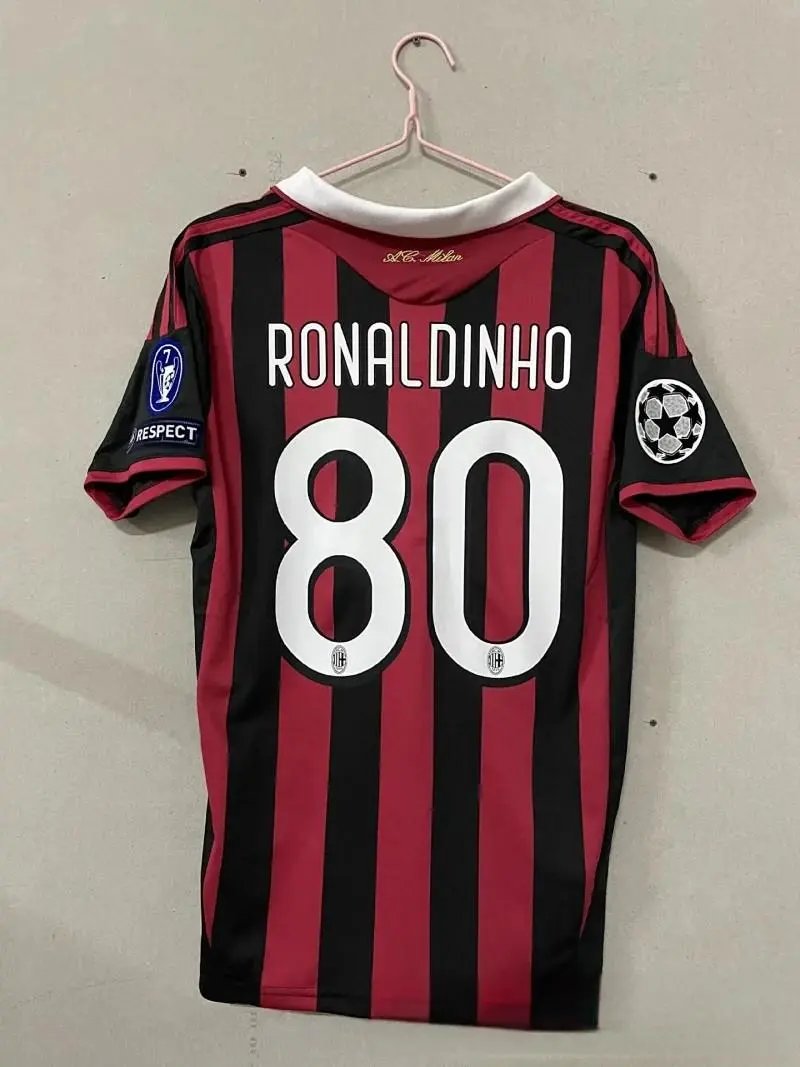 0910/AC主场欧冠版80号小罗+臂章