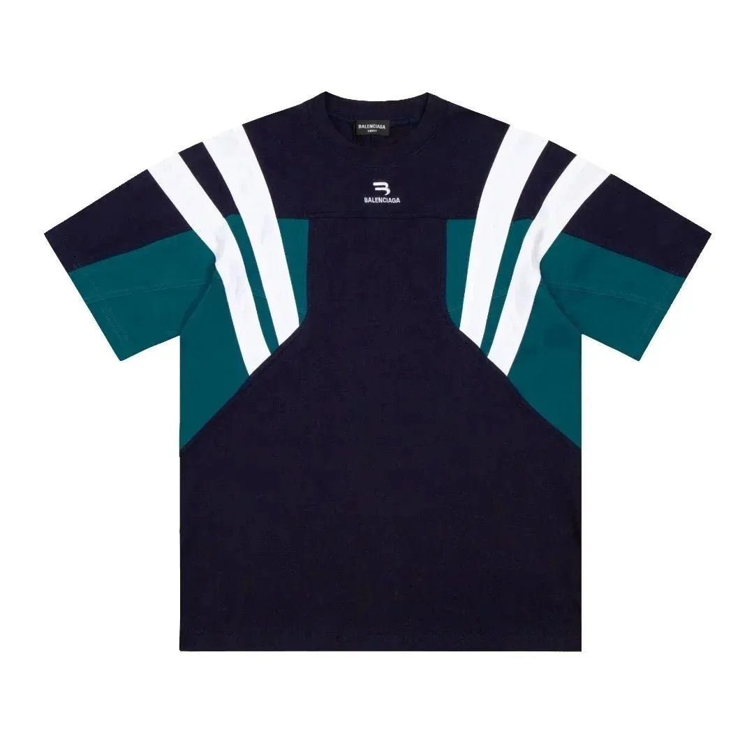 Black blue white stripe 002