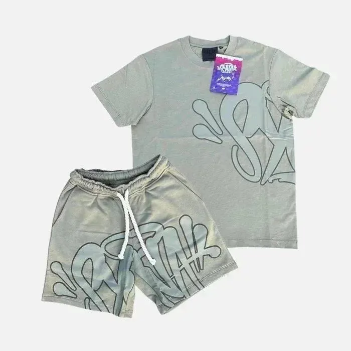 13 Grey Green Short Sleeve Set