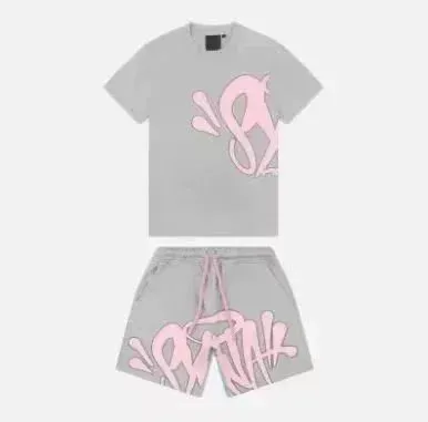 14 Grey Pink Short Sleeve Set