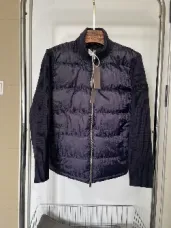 藏青迪立领针织