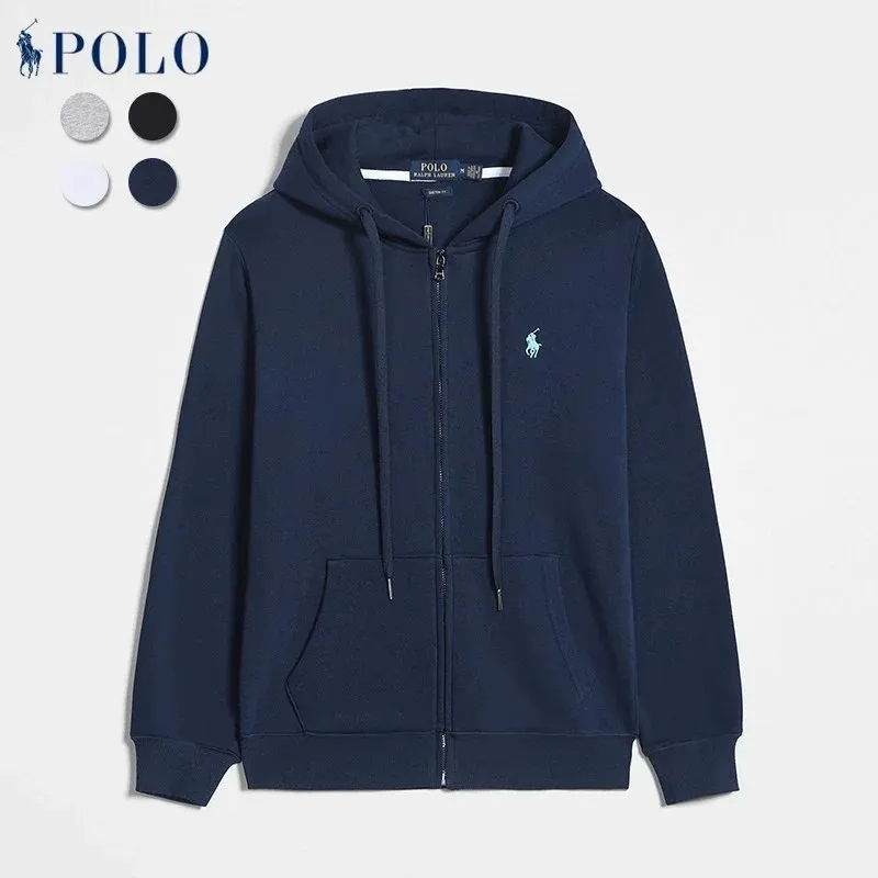 Zipper style navy blue label