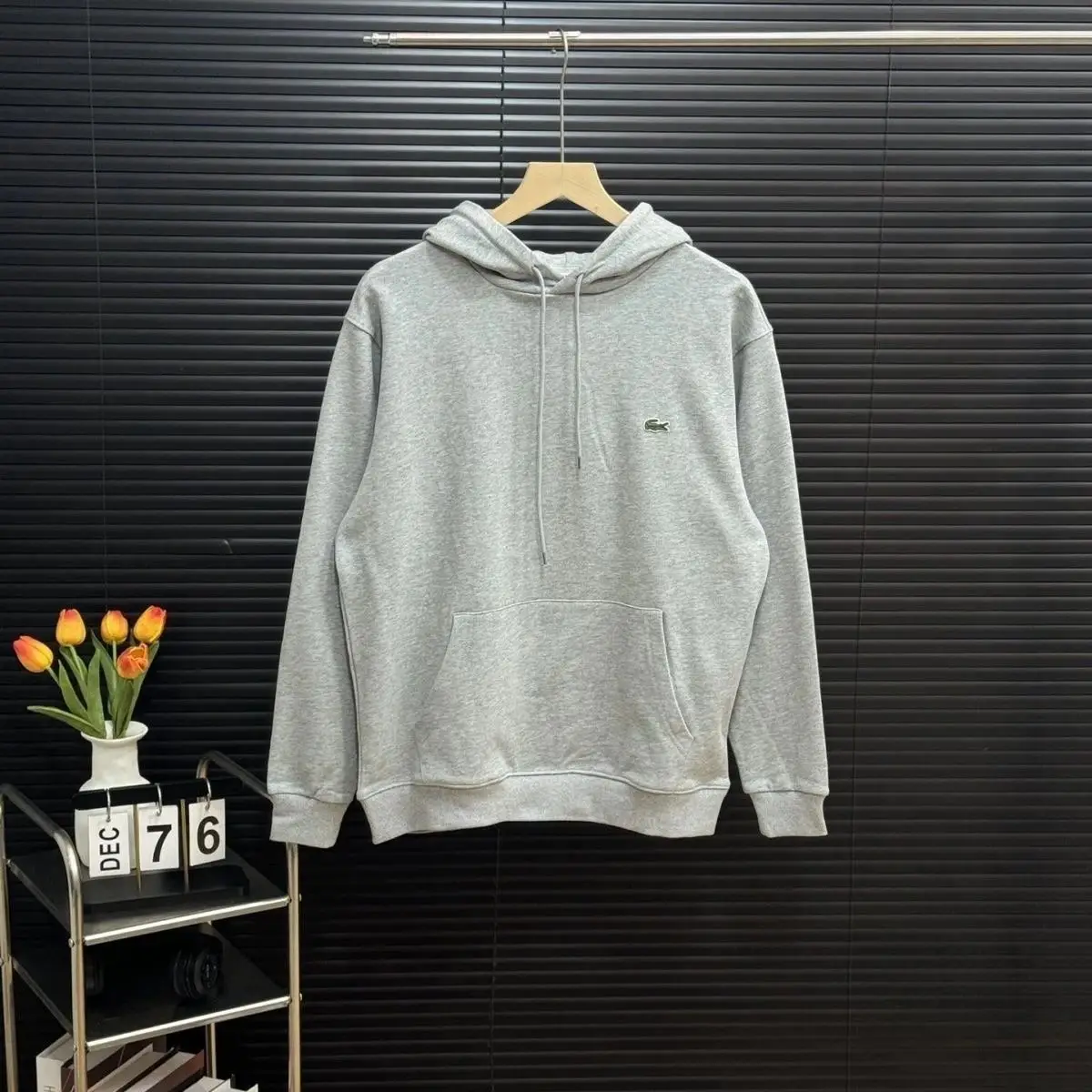 Hooded gray