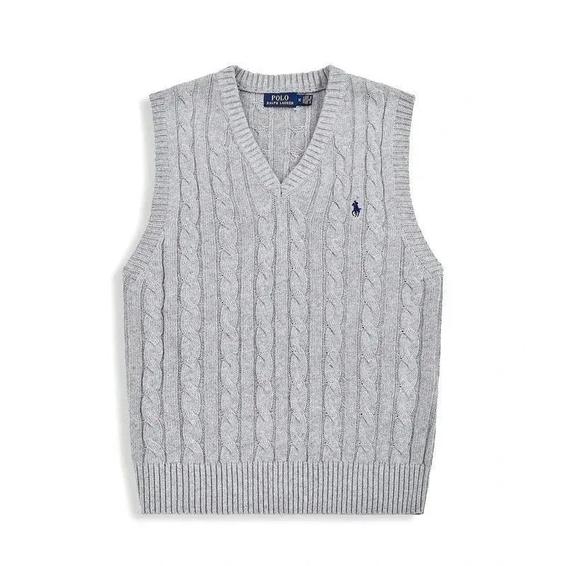 Knitted vest gray