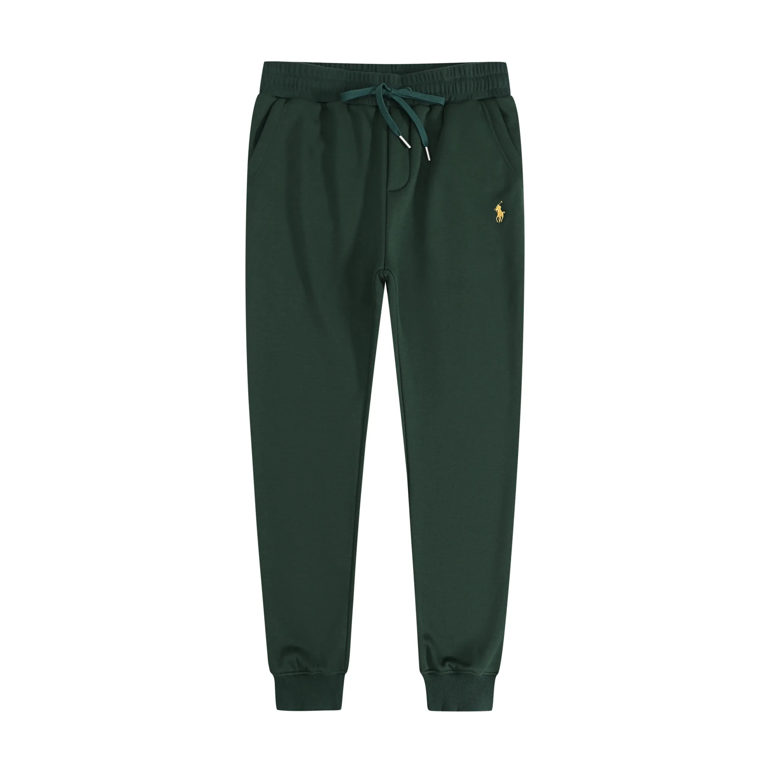 Green yellow label pants