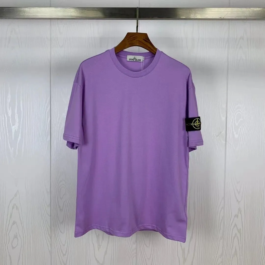 Short sleeved purple
