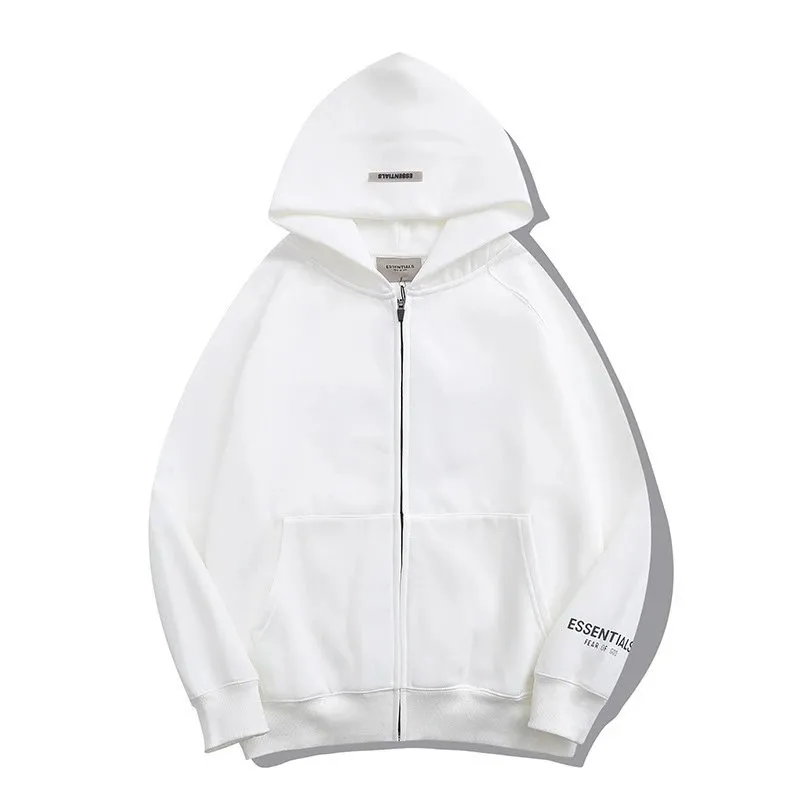 Zipper style white