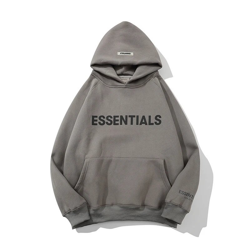 58 gray hooded