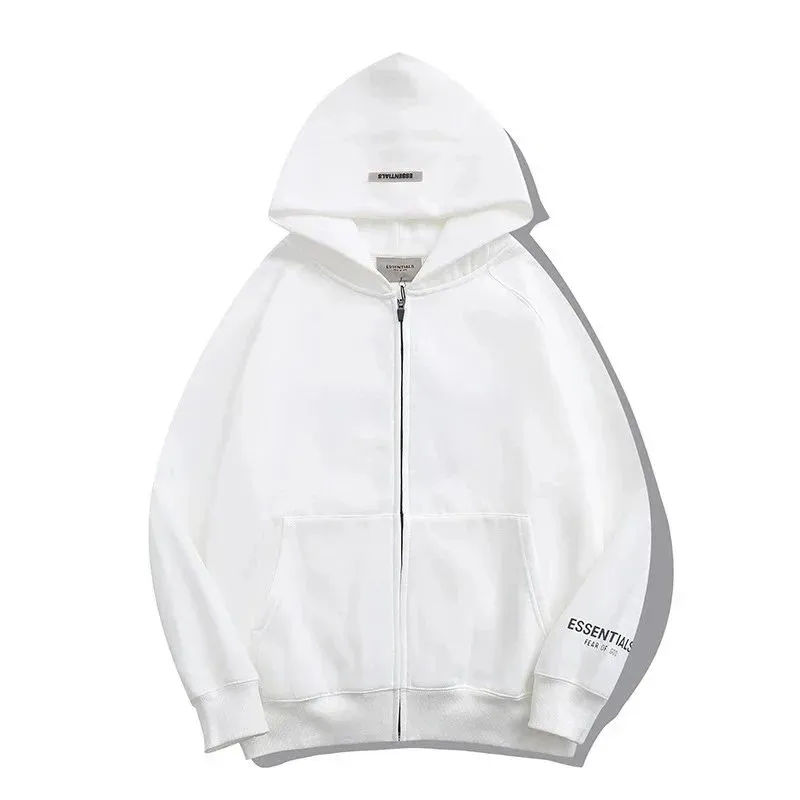 Zipper style white