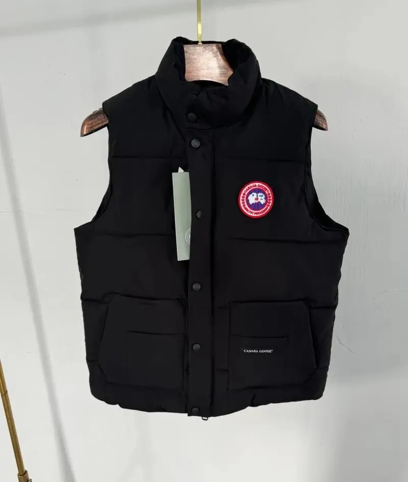Black red emblem vest